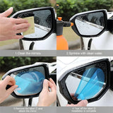 Película impermeable para espejo retrovisor de coche, 6 piezas: ¡conduzca con seguridad en cualquier clima!