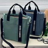 Bolso de mano informal de nailon para mujer: bolso de hombro elegante y duradero