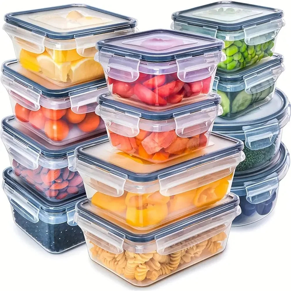 Contenedor de almacenamiento de plástico moderno: organizador elegante y que ahorra espacio