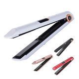Portable Wireless Hair Straightener with USB Charging – 3 Temperature Settings & Power Bank Function