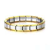 Pulsera de cadena de acero inoxidable de moda: joyería de moda unisex para uso diario 