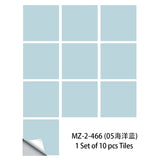 Pegatinas para azulejos de color negro con forma de diamante, resistentes al agua, despegables y adhesivas, para cocina, baño y más, 10 unidades
