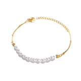 Pulsera de acero inoxidable con dijes de moda para mujer: diseño de plantas con cierre de pinza de langosta