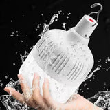 USB Rechargeable LED Camping Lantern - 80W Portable Emergency Light for Outdoor, BBQ & Power Outages