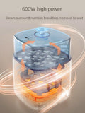 Hervidor y vaporizador automático de huevos de 220 V para desayunos rápidos y fáciles