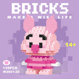 Disney & Sanrio Character Building Blocks Set - 108 Style Stitch & Hello Kitty Collection