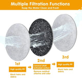 Charcoal Filter Replacement for Cat Water Fountain – Improves Water Freshness & Purity