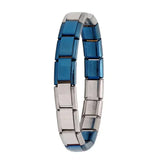 Stainless Steel Hologram Bracelet – Stylish & Durable Unisex Link Chain Jewelry