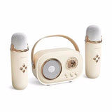 Portable Karaoke Bluetooth Speaker with Wireless Microphone – FM Radio & Voice Effects