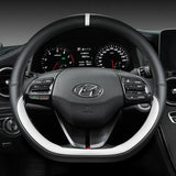 Custom Steering Wheel Cover – Premium Microfiber Leather, 38cm, Multiple Colors