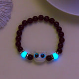 Tassel Big Eye Cat Beaded Bracelet for Women & Men – Trendy Skull Ceramic Aesthetic Party Jewelry