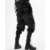 Men’s Hip Hop Sweatpants – Cotton-Blend Full-Length Joggers for Spring & Autumn