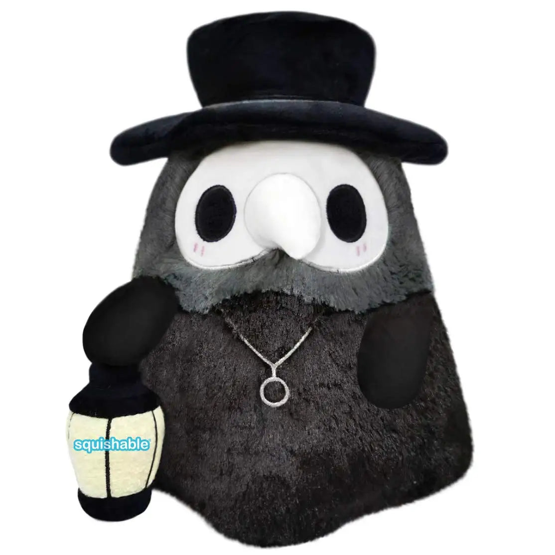 Glow-in-the-Dark Plague Doctor & Nurse Plush Doll Set - Cute Cartoon Character Stuffed Toys