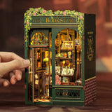 DIY Wooden Book Nook Kit – Miniature Dollhouse for Adults & Teens