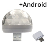 USB RGB Car Ambient Light - Music Sync LED Atmosphere Lamp for Cars & Home