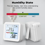 Smart WiFi & Zigbee Temperature Humidity Sensor – Works with Alexa & Google Home