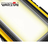 Lámpara de trabajo LED COB Warsun: lámpara de inspección magnética recargable para automóviles, garajes y campamentos