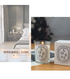 Vela perfumada romántica transparente: fragancia elegante para bodas y regalos