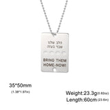 Custom Military Dog Tag Necklace – Personalized Stainless Steel Soldier Name Chain