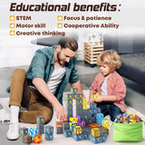 Magnetic Building Blocks Set - STEM Educational Toys for Kids Ages 3+