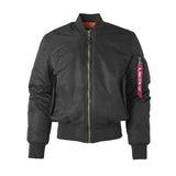 Men’s Winter Military Jacket – Thick Short Zip-Up Outerwear with Stand Collar