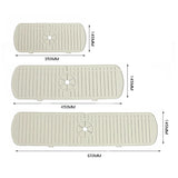 Alfombrilla de silicona para desagüe: almohadilla reutilizable y resistente al calor para cocina y baño para superficies limpias