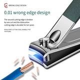 Professional Stainless Steel Nail Clipper Set - 6-Piece Manicure Kit for Men & Women