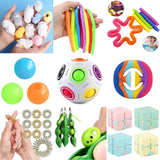 Silicone Bubble Fidget Toy – Anti-Anxiety Decompression Game for Kids & Adults