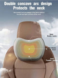 Memory Foam Car Seat Cushion – Neck, Lumbar & Back Support Pillow for Driving Comfort