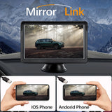 Universal 7-Inch Car Display with Wireless CarPlay, Android Auto & FM Transmitter