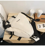 Unisex Nylon Satchel Bag with Zipper Closure – Stylish, Versatile, and Durable for Everyday Use