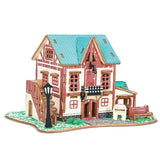 3D Wooden Windmill Puzzle - DIY Educational Building Toy for Kids & Adults