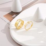 Boho Vintage Animal Ring Set for Women – Adjustable Zinc Alloy Bands