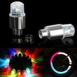 Motion-Activated LED Wheel Lights – Tire Valve Caps for Cars, Motorcycles & Bicycles