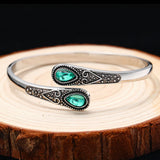 Ethnic Cuff Bracelet for Women – Adjustable Zinc Alloy Fashion Jewelry
