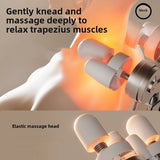 Full Body Massage Seat Cushion with Heat Vibration Warmer Back Massager for Chair Pad Kneading Christmas Gifts for Women Men Hom