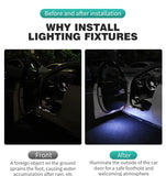 USB-C Rechargeable Car Door Welcome Lights with 7 Colors & Magnetic Mount