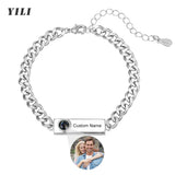 Personalized Photo Projection Bracelet – Custom Picture Jewelry Gift for Loved Ones