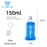 Botella de agua de silicona plegable para deportes al aire libre: ligera y portátil, 500 ml, sin BPA