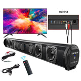 Powerful Bluetooth Soundbar with Subwoofer – Wireless TV Speaker, FM Radio, 3D Surround Sound