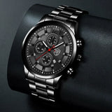 Stylish Alloy Quartz Watch for Men – Fashion & Casual Timepiece