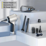 95000Pa Cordless Car Vacuum Cleaner - 4-in-1 Handheld Wet/Dry Vacuum for Home & Auto
