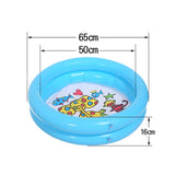 Large Inflatable Family Swimming Pool with PVC Frame - Outdoor/Indoor Summer Fun