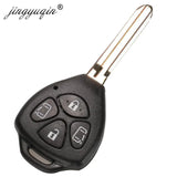 Durable 2/3/4-Button Toyota Key Fob Shell Replacement with Uncut Blade