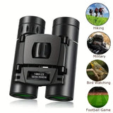 100x22 HD Binoculars - 30000m Long Range Folding Optics with BAK4 Prisms