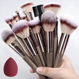 20-Piece Professional Makeup Brush Set for Flawless Beauty Application