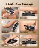 Electric Cervical Spine & Back Massage Gun – Deep Tissue Pain Relief Massager with 6 Heads & Adjustable Intensity