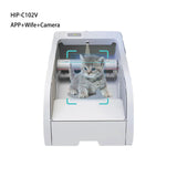 Caja de arena para gatos totalmente automática y autolimpiante: semicerrada, antiatasco, con control de olores y esterilización