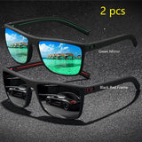 Vintage Check Pattern Polarized Sunglasses – Stylish UV400 Eyewear for Men & Women