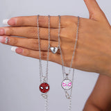 Spiderman Metal Keychain – Marvel Superhero Key Ring for Bags, Keys & Gifts